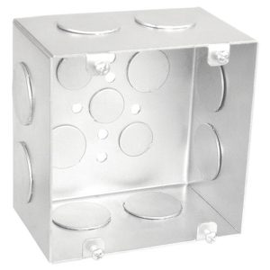 Garvin Southwire 4-11/16 Welded Junction Box 3 Inch Deep 1-1/4 Inch Knockouts (72181-1-1/4)