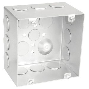 Garvin Southwire 4-11/16 Welded Junction Box 3 Inch Deep 3/4 Inch Knockouts (72181-3/4)