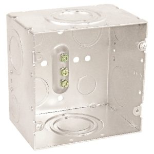 Garvin Southwire 4-11/16 Data Cable Junction Box 3.3 Inch Deep Concentric Knockouts (72181-DTA)