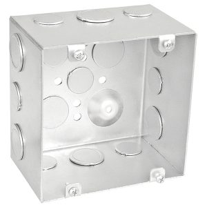 Garvin Southwire 4-11/16 Welded Junction Box 3 Inch Deep 1/2 And 3/4 Inch Knockouts (72181-S)