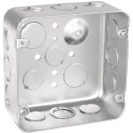 Garvin Southwire 4-11/16 Drawn Junction Box 1-1/2 Inch Deep 1/2 And 3/4 Inch Knockouts (72151-S)