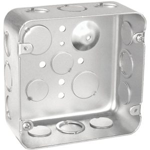 Garvin Southwire 4-11/16 Drawn Junction Box 1-1/2 Inch Deep 1/2 And 3/4 Inch Knockouts (72151-S)