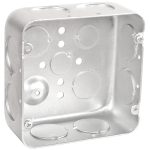 Garvin Southwire 4-11/16 Drawn Junction Box 2-1/8 Inch Deep 1 Inch Knockouts (72171-1)