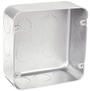 Garvin Southwire 4-11/16 Drawn Junction Box 2-1/8 Inch Deep 1/2 Inch Knockouts (72171-1/2)