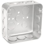 Garvin Southwire 4-11/16 Drawn Junction Box 2-1/8 Inch Deep 3/4 Inch Knockouts (72171-3/4)