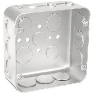 Garvin Southwire 4-11/16 Drawn Junction Box 2-1/8 Inch Deep 3/4 Inch Knockouts (72171-3/4)