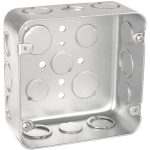 Garvin Southwire 4-11/16 Drawn Junction Box 2-1/8 Inch Deep 1/2 And 3/4 Inch Knockouts (72171-S)