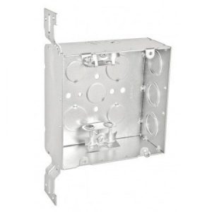 Garvin Southwire 4-11/16 Welded Junction Box 2-1/8 Inch Deep Flat Vertical Bracket Box Clamps (72171-FBXW)