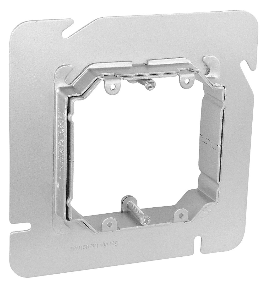 Garvin Southwire Garvin 5 Square Two Gang Adjustable Device Ring 3/4 To 1-1/2 Inch Raise (52AMR-2)