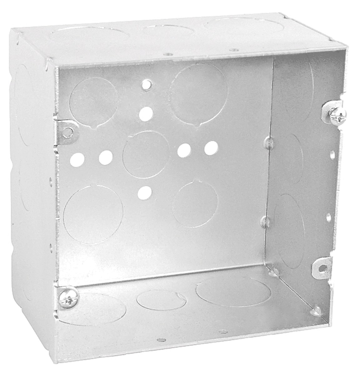 Garvin Southwire Garvin 5 Inch Square Box 2-7/8 Inch Deep With 1/2 3/4 And 1 Inch Knockouts (5SQ5075100)