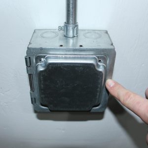 Garvin Southwire 5 Inch Square Box With Hinged Blank Industrial Cover (HP1929)