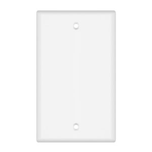 Tania Wiring Devices TAN-141W 1-Gang Blank Wall Plate, Standard Size