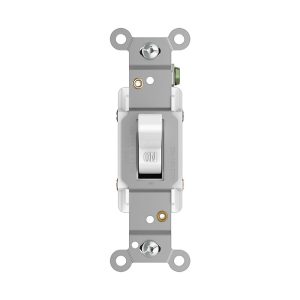 Tania Wiring Devices TAN-8520W Toggle Double-Pole AC Quiet Switch, 20 Amp/120 Volt