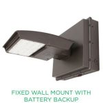 MaxLite M55U3M-CSBWCRE0 M SERIES 55W, 120-277V, TYPE 3M, CCT SELECT 3/4/5K, BRONZE, WALL, C-MAX COMPATIBLE, 0C BATTERY
