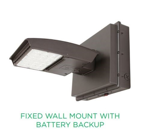 MaxLite M55U4N-CSBWCRE2 M SERIES 55W, 120-277V, TYPE 4N, CCT SELECT 3/4/5K, BRONZE, WALL, C-MAX COMPATIBLE, -20C BATTERY