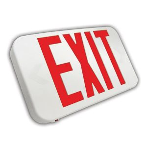 Profusion LED EZRXTEU2RW-V2 Compact Thermoplastic Red/White Exit Sign