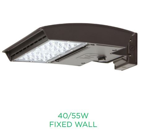 MaxLite M75U3M-CSBWCR M SERIES 75W, 120-277V, TYPE 3M, CCT SELECT 3/4/5K, BRONZE, WALL, C-MAX COMPATIBLE