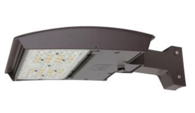 MaxLite M75U4W-CSBACR M SERIES 75W, 120-277V, TYPE 4W, CCT SELECT 3/4/5K, BRONZE, ARM, C-MAX COMPATIBLE