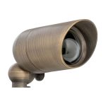 Westgate LD-006-BZ Manufacturing 12V LED Directional Lights Solid Copper And Solid Brass 5W 400Lm Bronzed Brass Finish