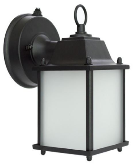 MaxLite ML4LE109SPLBK2 OUTDOOR LANTERN, RANCH STYLE WITH 1X09W 2700K 80CRI E26 SOCKET LED LAMP, BLACK FINISH