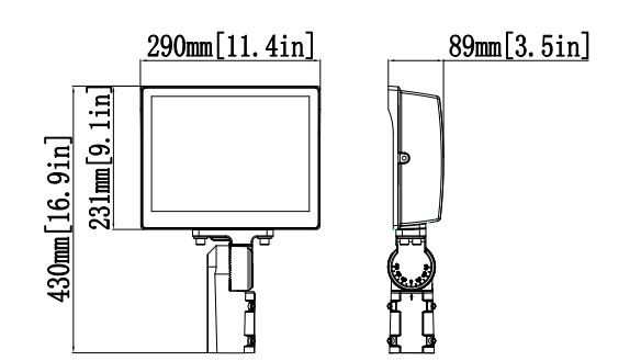 MaxLite MSF140UW-WCSBKPC SLIM FLOOD, 140W 120-277V, WIDE, WATTAGE/CCT SELECTABLE, BRONZE, KNUCKLE SLIPFITTER MOUNT, PHOTOCELL