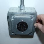 Garvin Southwire 5 Inch Square Box With Hinged 2.1 Inch 30-50 Amp Industrial Cover (HP1934)