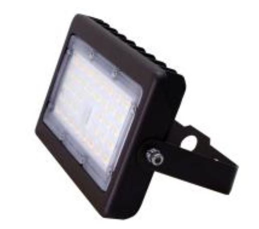 MaxLite MSF29UW-30BY MAXLITE SLIM FLOOD 29W 120-277V WIDE 3000K BRONZE YOKE MOUNT