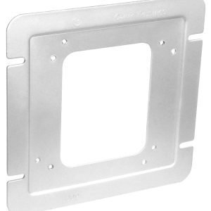 Garvin Southwire 6 Inch Square Flat Conversion Cover Converts 6 Inch To 4 Or 4-11/16 Square Inch Plaster Rings (6CP)
