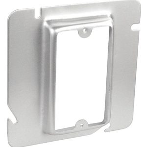 Garvin Southwire 6 Square One Gang Device Cover 5/8 Inch Raised (61-5/8)