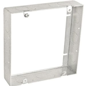 Garvin Southwire 6 Square Extension Ring 1-1/2 Inch Deep 1/2 And 3/4 Inch Knockouts (6150-EXT)