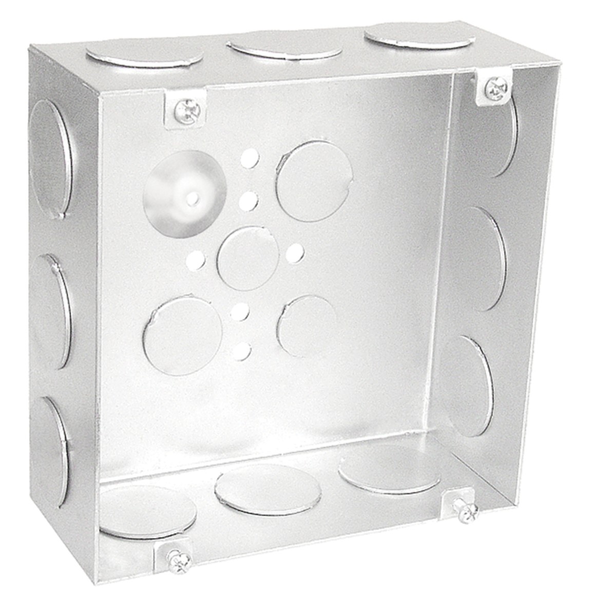 Garvin Southwire 6 Square Junction Box 2-1/2 Inch Deep 1 Inch Knockouts (6250-1)