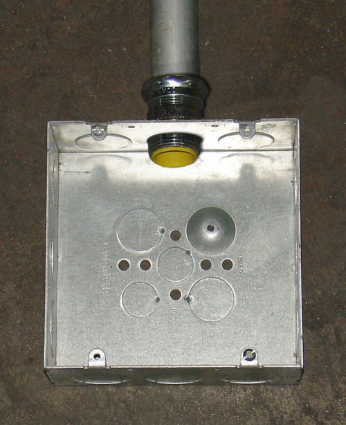 Garvin Southwire 6 Square Junction Box 2-1/2 Inch Deep 1 Inch Knockouts (6250-1)
