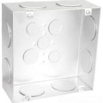 Garvin Southwire 6 Square Junction Box 2-1/2 Inch Deep 1-1/4 Inch Knockouts (6250-1-1/4)