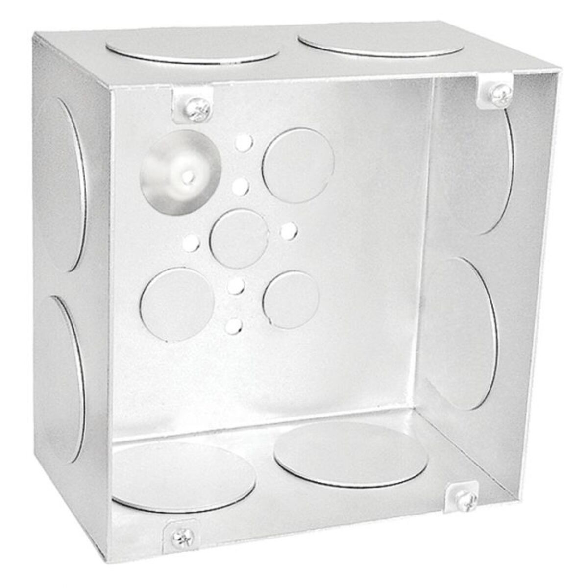 Garvin Southwire 6 Square Junction Box 3-1/2 Inch Deep 1-1/2 Inch Knockouts (6350-1-1/2)