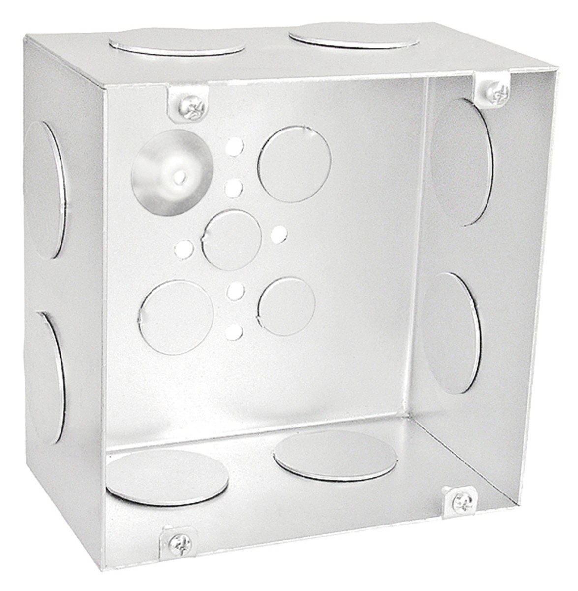 Garvin Southwire 6 Square Junction Box 3-1/2 Inch Deep 1-1/4 Inch Knockouts (6350-1-1/4)