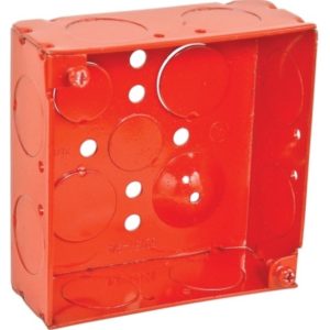 Garvin Southwire 4 Square Junction Box Red (52151-3/4RED)