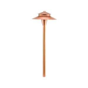 Westgate LA-111-CR-12IN Manufacturing Area Light 12V 50W Maximum Solid Brass MR16 Antique Copper With 3 Foot Cable