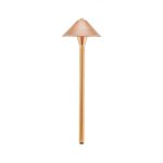 Westgate LA-117-CR-12IN Manufacturing Area Light Solid Copper G4 JC Bi-Pin 12V/35W Maximum Antique Copper 3 Foot Cable
