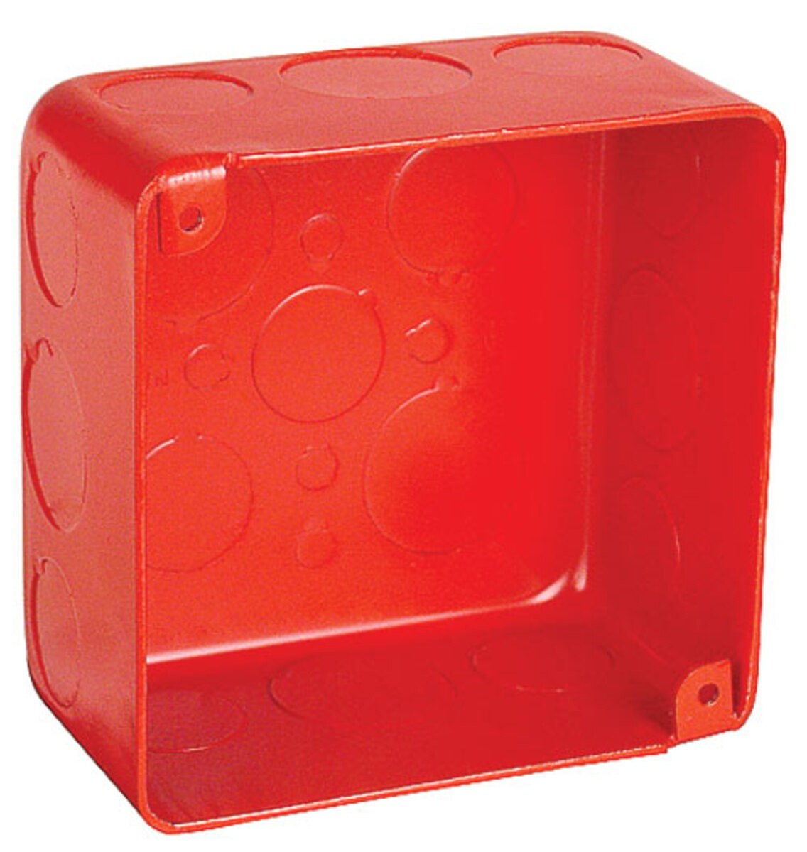 Garvin Southwire 4 Square Chicago Plenum Airtight Junction Box Red 2-1/8 Inch Deep (52171-SVTRED)