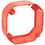 Garvin Southwire 4 Inch Octagon Extension Ring Red 1-1/2 Inch Deep 1/2 And 3/4 Inch Knockouts (55151-RED)