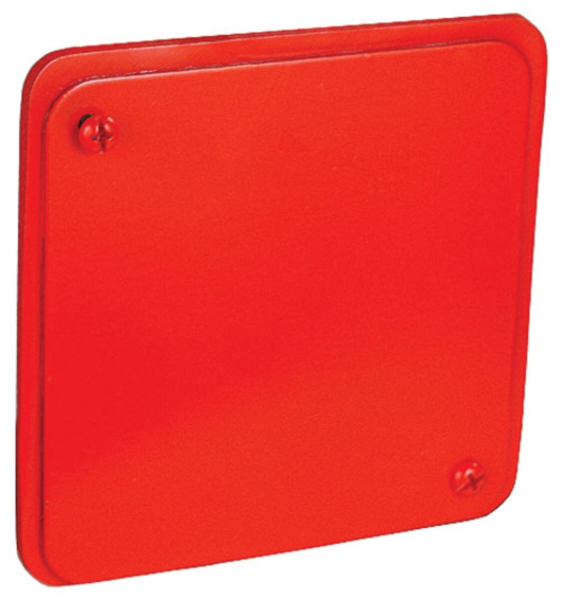 Garvin Southwire 4 Square Gasketed Cover Red Flat With Captivated 8-32 Box Screws (52C1-VTRED)