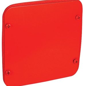 Garvin Southwire 4-11/16 Chicago Plenum Red Blank Gasketed Cover Flat (72C1-VTRED)