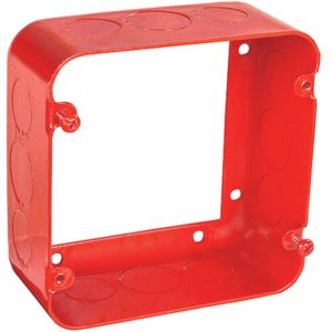 Garvin Southwire 4-11/16 Extension Ring Red 2-1/8 Inch Deep 1/2 And 3/4 Knockouts (73171-RED)