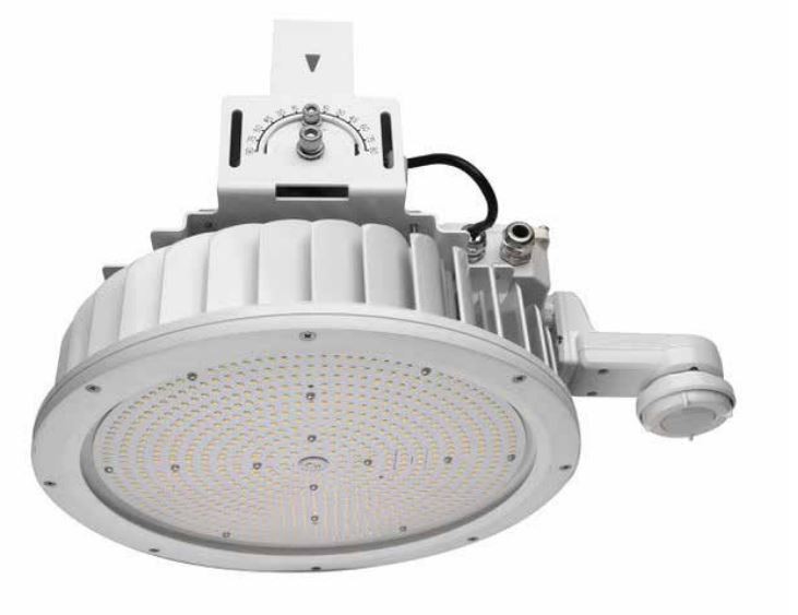MaxLite HPH240UC-40MSVC1 HIGH BAY PENDANT HIGH AMBIENT 240W 100-277V CLEAR LENS 4000K WITH BI-LEVEL MOTION SENSOR