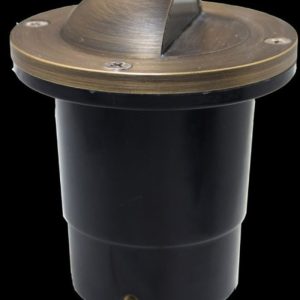 Westgate WL-157-FGBZ Manufacturing Well Light Brass Flat Temperature Glass Bronze 3 Foot Cable With LED