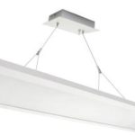 MaxLite MLFP14DI3640ICL PENDANT PANEL 1X4 36W 4000K TRANSPARENT LENS INDIRECT/DIRECT LIGHT