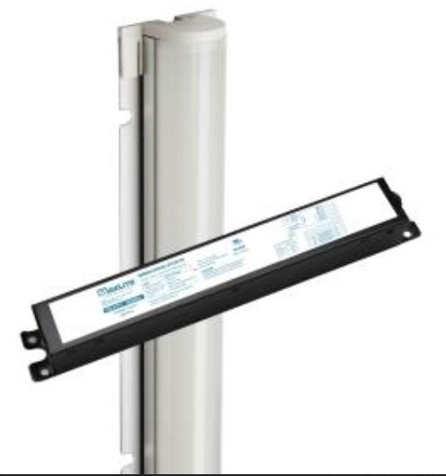 MaxLite MRBK-22LFH-40 MAGNETIC RETROFIT BAR KIT 2FT 2 LAMP FROSTED LENS 4000K HIGH SETTING (360MA)