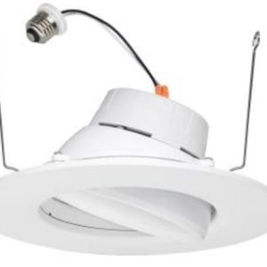 MaxLite RRA6109CSW ADJUSTABLE RESIDENTIAL RETROFIT DOWNLIGHT, 6", 10W, 90CRI, 120V TRIAC DIMMING
