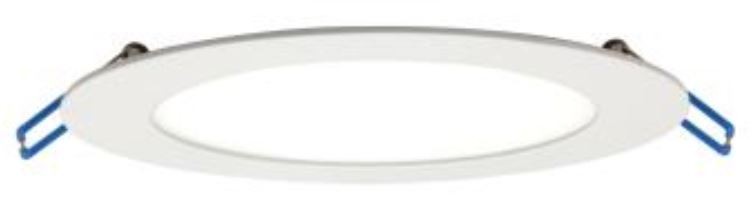 MaxLite SDLR820CSWJ SLIM DOWNLIGHT FLUSH ROUND 8 INCH 20W COLOR SELECTABLE WITH WHITE TRIM JA8 COMPLIANT, IC RATED