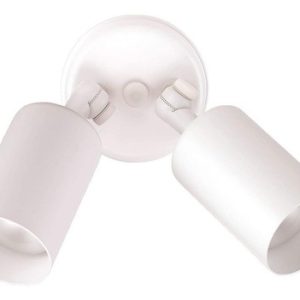 Nicor 11721 150W Black Double Cylinder Adjustable Security Floodlight